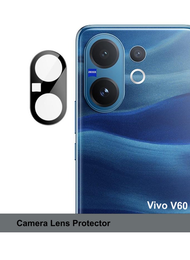 Vivo V60 5G Camera Lens Protector, Tempered Glass Camera Cover Screen Lens Shield Case Friendly Scratch Resistant Easy to Install, Tempered Glass Cover Camera Screen Protector with Lens Shield Protector, Case Lens for Vivo V60 5G. Real machine debugging accurate color accuracy - Image 1